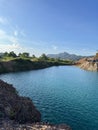 Azure Oasis: The Enchanting Blue Lake