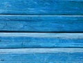 Azure painted balks wall background Royalty Free Stock Photo