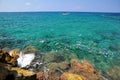 Azure sea in Cyprus Royalty Free Stock Photo