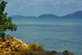 Azure Tropical Sea View Island Landscape Travel Asia Adventure Concept