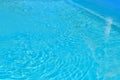 Azure water in the pool Royalty Free Stock Photo