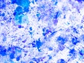 Azure Watercolor Wallpaper. Cobalt Abstract Brush. Texture Template. Set Creative. Paint Trendy. Design Canvas. Art Artistic.