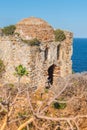 Kastro ruins, Skiathos, Greece. landscape.