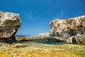 Azure window missing, Gozo, Malta Royalty Free Stock Photo