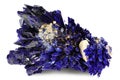 Azurite crystal cluster Royalty Free Stock Photo