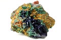 Azurite & malachite Royalty Free Stock Photo