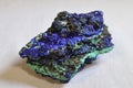 Azurite Malachite stones. Royalty Free Stock Photo