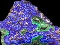 Azurite mineral - copper ore Royalty Free Stock Photo