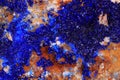 azurite mineral texture Royalty Free Stock Photo