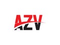AZV Letter Initial Logo Design Vector Illustration
