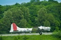 B-17 Taking Off Royalty Free Stock Photo