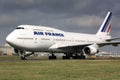 B747 Air France Royalty Free Stock Photo