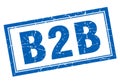b2b stamp Royalty Free Stock Photo