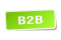 b2b sticker Royalty Free Stock Photo