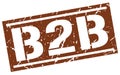b2b stamp Royalty Free Stock Photo
