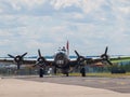 B17 Bomber's Propellers Royalty Free Stock Photo