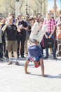 B-boy in Paris - France. Royalty Free Stock Photo