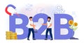 B2B Business to business Successful business collaboration