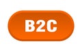 b2c button Royalty Free Stock Photo