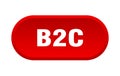 b2c button Royalty Free Stock Photo