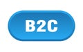 b2c button Royalty Free Stock Photo