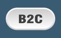 b2c button Royalty Free Stock Photo