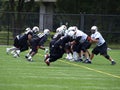 B.C. Lions Football team on the practise