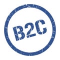 b2c stamp Royalty Free Stock Photo