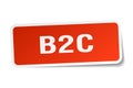 b2c sticker Royalty Free Stock Photo