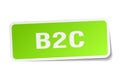 b2c sticker Royalty Free Stock Photo
