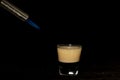 B52 cocktail with kahlua, baileys and cointreau Royalty Free Stock Photo