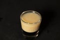 B52 cocktail with kahlua, baileys and cointreau Royalty Free Stock Photo