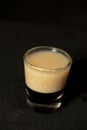 B52 cocktail with kahlua, baileys and cointreau