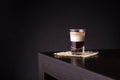 B 52 cocktail shot on bar counter Royalty Free Stock Photo