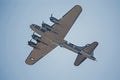 B-17 `Flying Fortress` Bomber in Flight