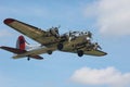 B-17 Flying Fortress Flying Overhead Royalty Free Stock Photo