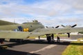 B-17 Flying Fortress preparing for takeoff