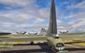 B-17 Flying Fortress preparing for takeoff