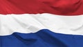 Fragment of a waving flag of the Kingdom of the Netherlands in the form of background