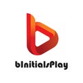 B initial play logo