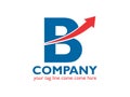 B letter logo design for accounting company Finance