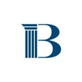 B Letter Pillar Logo for Lawyer Firm Illustration Design. Vector EPS 10