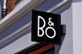 B&O bang and Olufsen radio and TV shop in Denmark Royalty Free Stock Photo