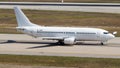 White Plane, Blank White Untitled Boeing 737 Aircraft