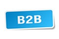 b2b sticker Royalty Free Stock Photo