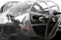 B25 Mitchell Nose Closeup Royalty Free Stock Photo