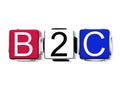 B2C symbol