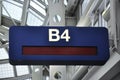 B4 Airport Gate Sign