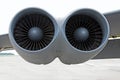 B52 bomber jet engines Royalty Free Stock Photo