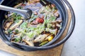 Ba Ku Teh, Malaysian Herbal Cuisine of Pork Soup. Delicious and Royalty Free Stock Photo